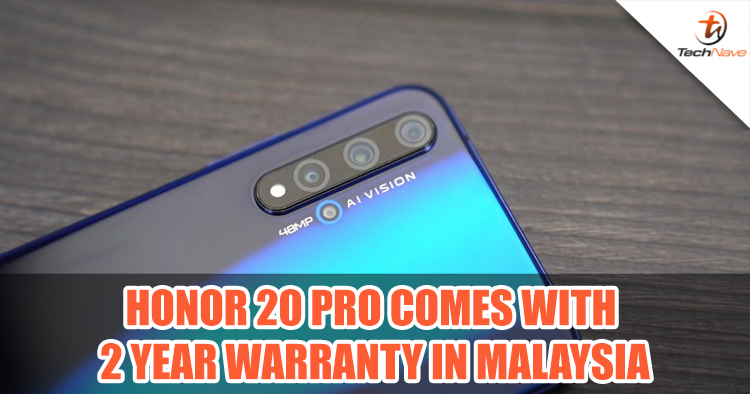 HONOR 20 Pro comes with a 2 year warranty for HONOR's 5th anniversary