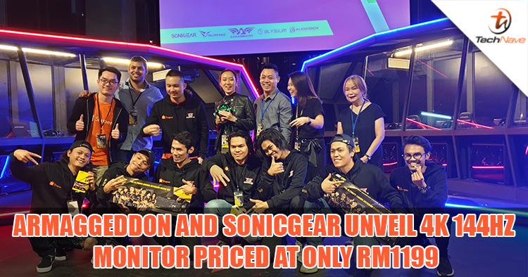 SonicGear and Armageddon reveals brand new 4K 144Hz monitor for only RM1199