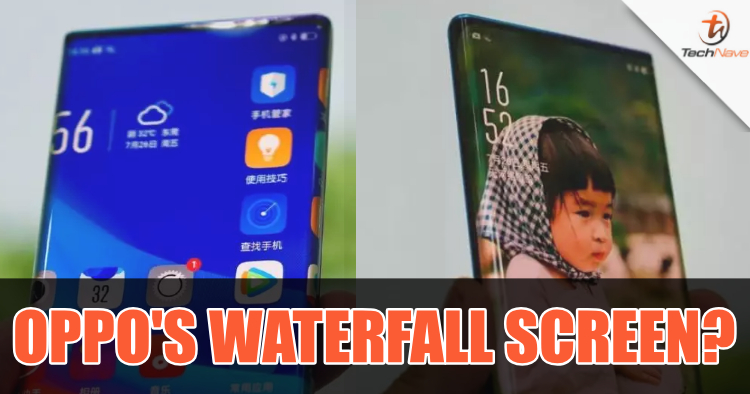 Is that an edge-to-edge display bezel-free smartphone on OPPO’s Waterfall Screen device?