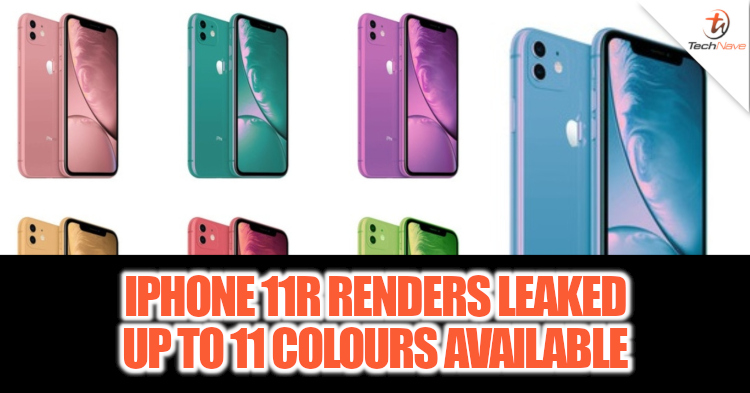 iPhone 11R renders leaked with up to 11 colours to choose from