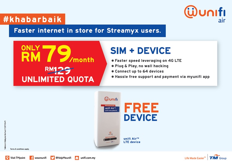 #khabarbaik - Unifi Air with unlimited data is now ...
