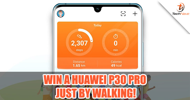 Win a Huawei P30 Pro by just walking!