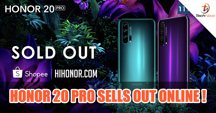 HONOR 20 Pro sells out on the first day of sale