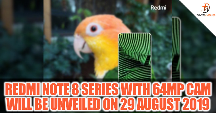 Redmi Note 8 series with 64MP main camera confirmed to be unveiled on 29 August 2019