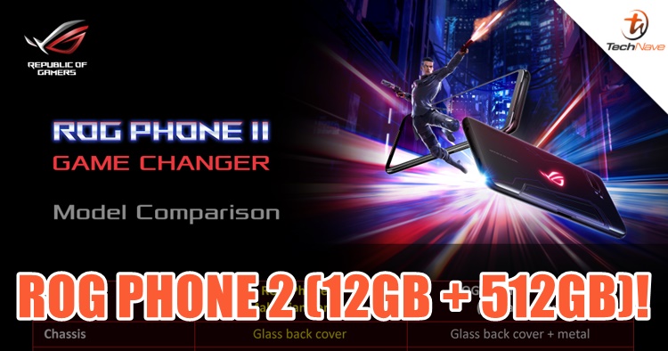The ASUS ROG Phone 2 Malaysia set will start from 12GB of RAM, 512GB storage, and more!