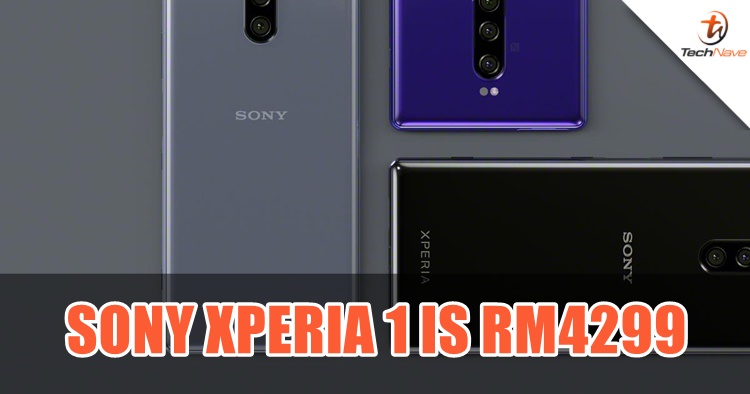 The Sony Xperia 1 pre-order is RM4299 but comes with a free WH-1000XM3 wireless headphones