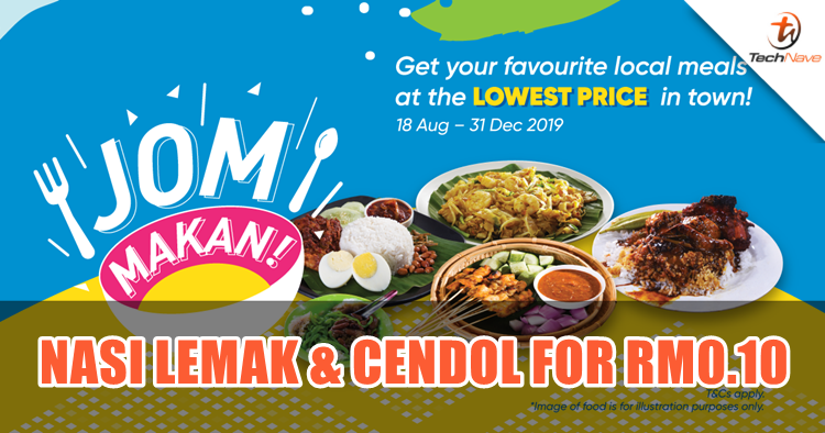 Use your Touch 'n Go eWallet to purchase some local meals for just RM0.10 only