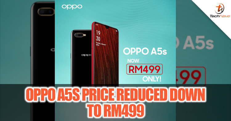 OPPO A5s has its price adjustment at only RM499 from today onwards.jpg