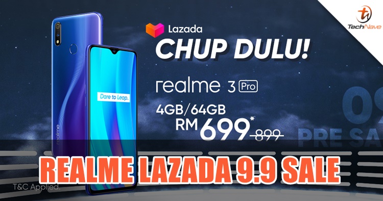 The Realme 3 Pro can be yours for RM699 on Lazada 9.9 Sale
