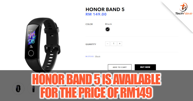 HONOR Band 5 just went official in Malaysia at RM149