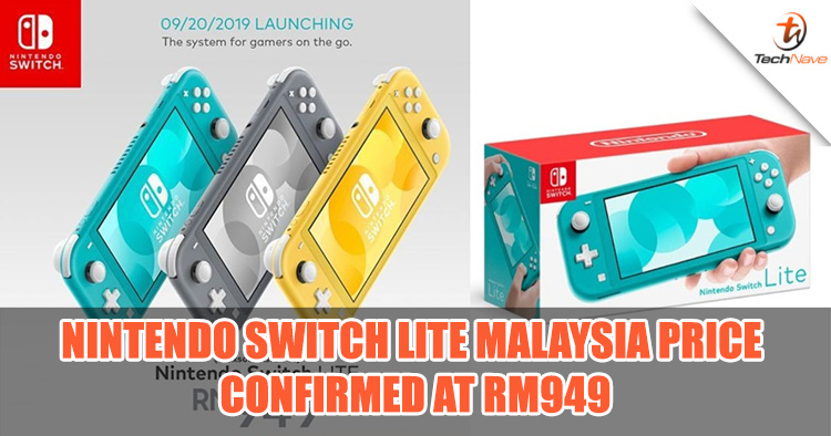 Nintendo Switch Lite is coming to Malaysia on 20 September at RM949