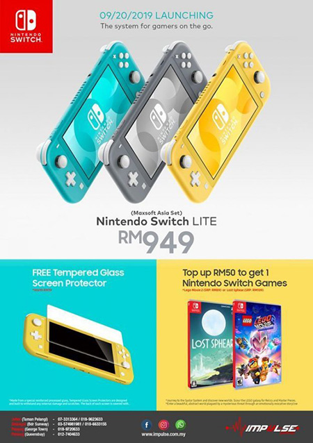 Nintendo Switch Lite Is Ing To Malaysia On 20 September At Rm949 Technave