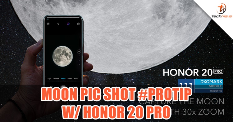 Here's how to take a full moon photo with the HONOR 20 Pro