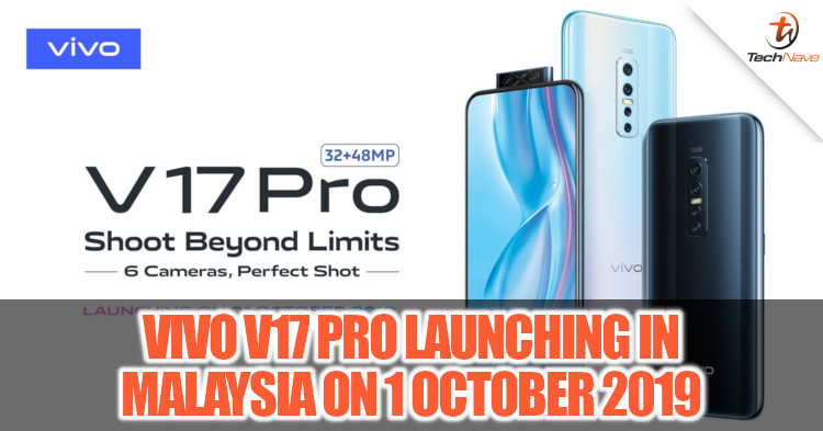 Vivo V17 Pro will be unveiled on 1 October 2019 in Malaysia
