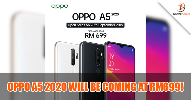 Oppo A5 2020 with quad-camera setup now available for sale in