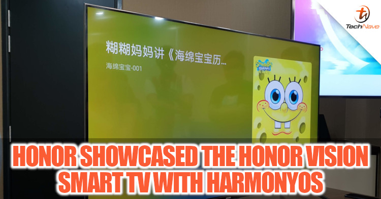 HONOR showcased their HONOR Vision Pro Smart TV with HarmonyOS
