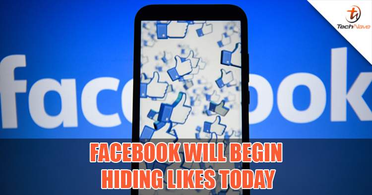Facebook will start hiding likes later today