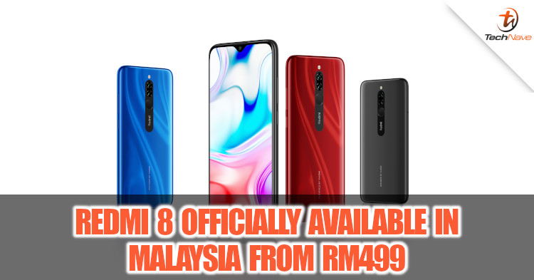 Redmi 8 available in Malaysia on 12 October 2019 from RM499 with free gift!
