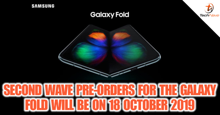 Second-wave of Samsung Galaxy Fold pre-order will start on 18 October 2019