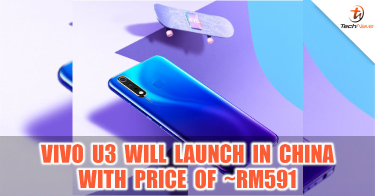 vivo unveiled their vivo U3 with pre-sales starting from 21 October 2019 in China