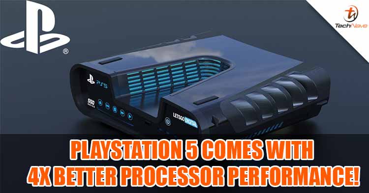 PlayStation 5 comes with 4x better processor performance than the previous PlayStation 4!