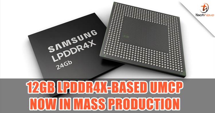 Samsung has begun to mass produce 12GB LPDDR4X-based uMCP for mid-range devices