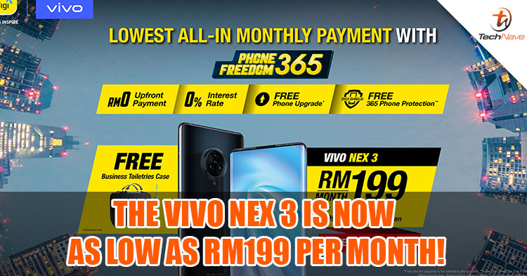 Get the vivo Nex 3 for just RM199 with Digi Phone Freedom 365!