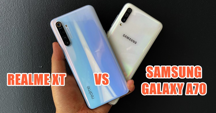 Comparison: realme XT vs Samsung Galaxy A70