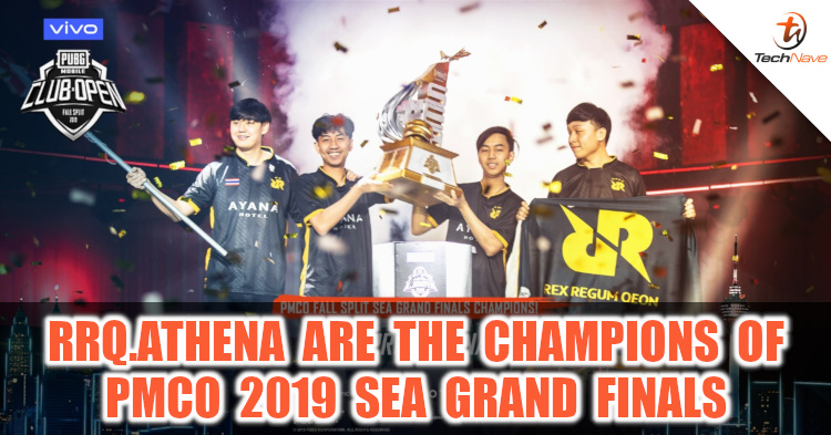 RRQ.ATHENA emerged as the champion of the PMCO 2019 SEA Grand Finals