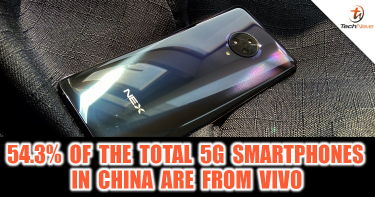 vivo accounted for more than 50% of the 5G smartphones shipped in China