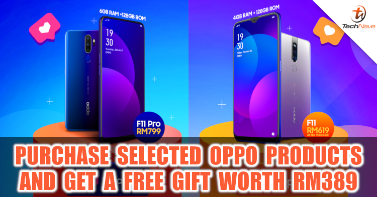 Buy selected OPPO products on 11.11 and get a free gift worth RM389