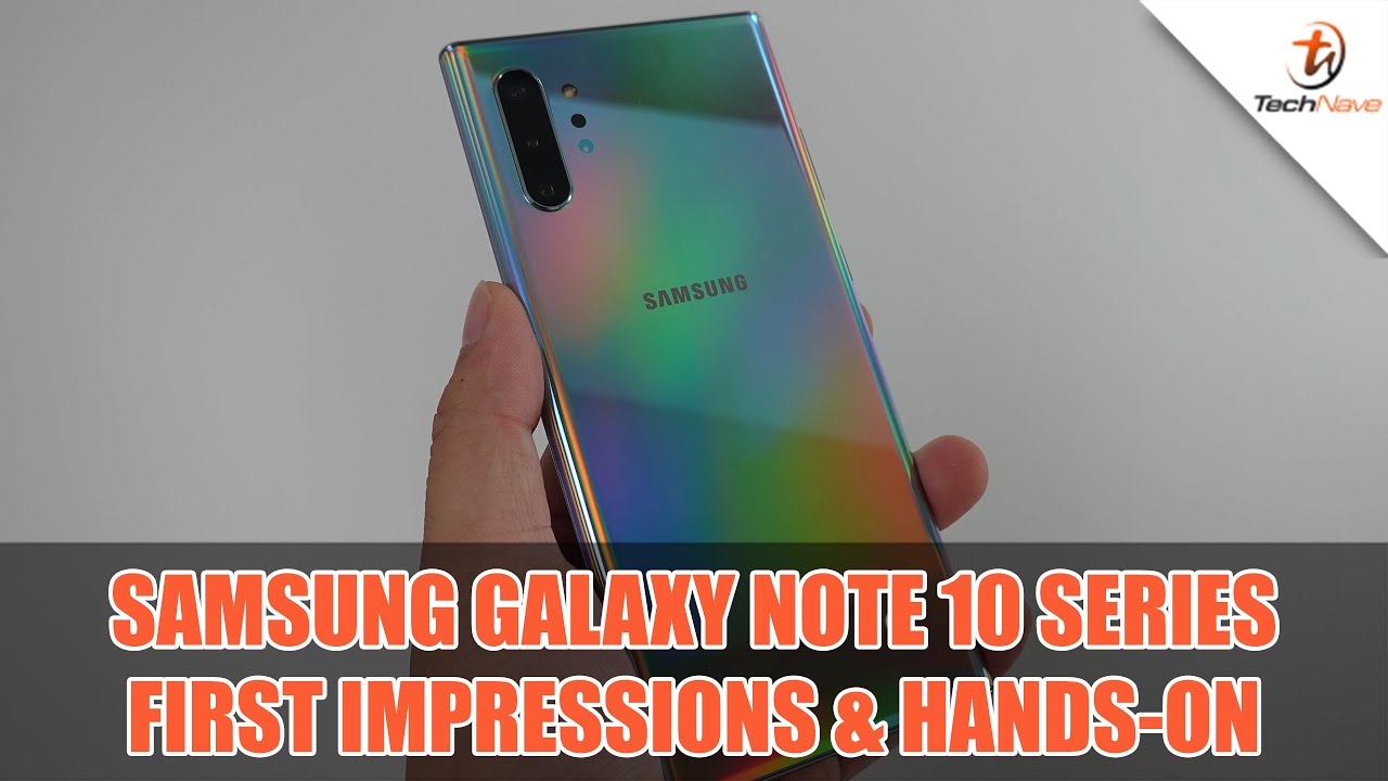 THE MOST POWERFUL NOTE IN THE WORLD!! | Samsung Galaxy Note 10 first impressions and hands-on!