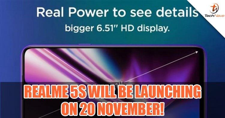 Realme 5s will be launching on 20 November with 48MP Quad Camera setup and 5000 mAh battery capacity!