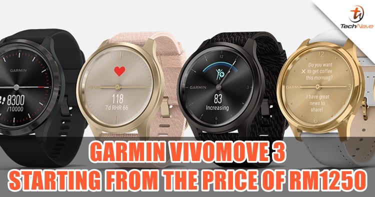 New Garmin vivomove 3 series launched in Malaysia starting from the price RM1250