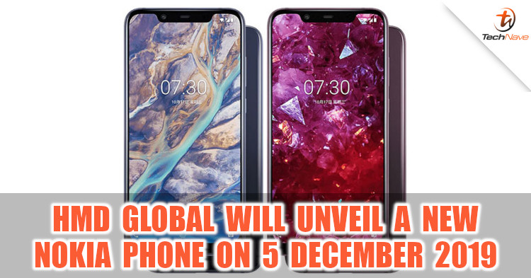 A new Nokia smartphone will be unveiled on 5 December 2019