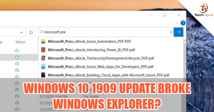 Latest Windows update wrecks File Explorer