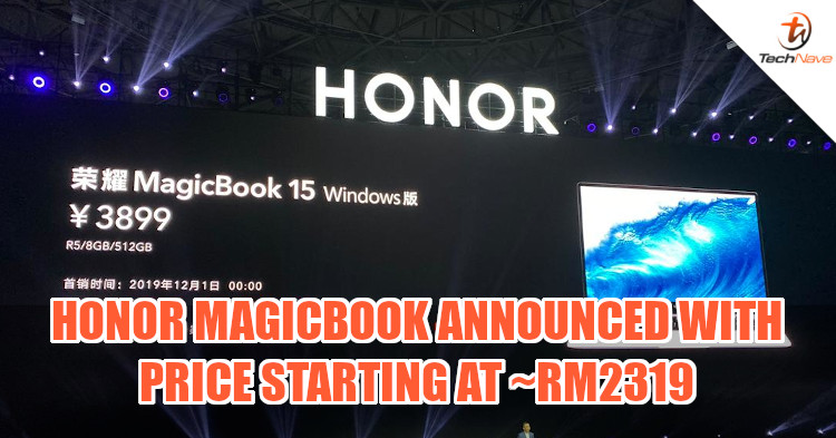 HONOR MagicBook comes with a fancy pop-up camera, price starts at ~RM2319