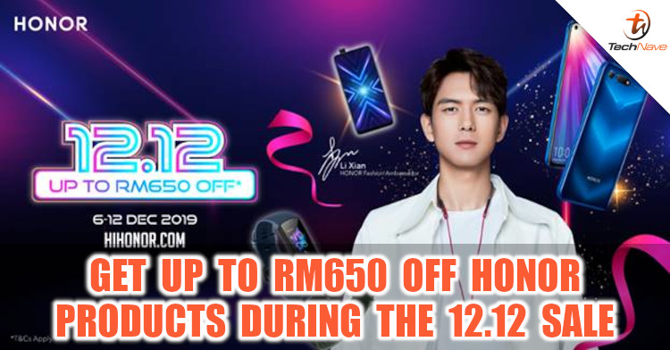 Get up to RM650 off selected HONOR products during the 12.12 sale