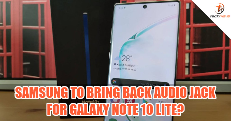 Samsung Galaxy Note 10 Lite may have an audio jack
