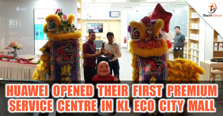 Huawei opens their first high-end service center in KL Eco City Mall