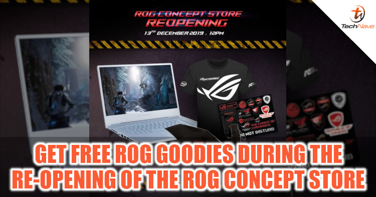 ASUS giving away free goodies during the re-opening of the ASUS ROG Concept store in Lowyat