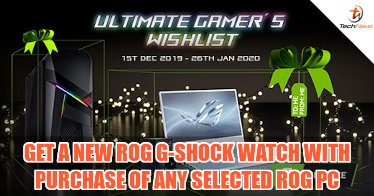You can now redeem a ROG G-Shock with purchase of selected ROG PCs
