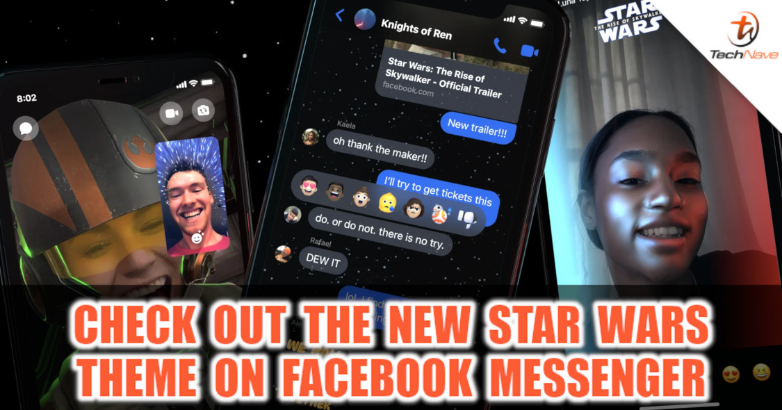 Be one with the Force with new Star Wars themed features on Facebook Messenger