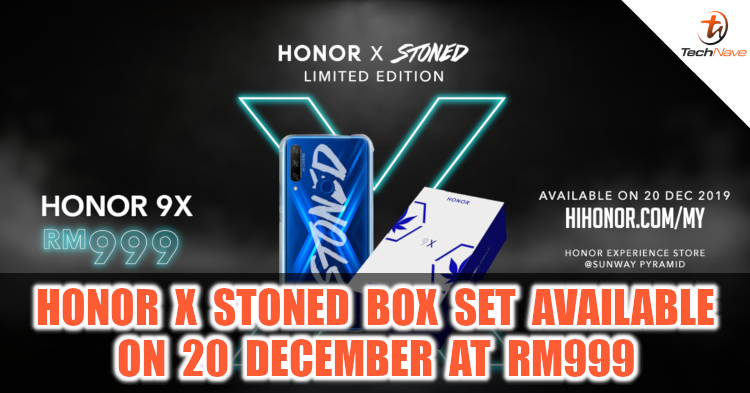 Limited edition HONOR 9X X Stoned & Co. box set to be available on 20 December 2019