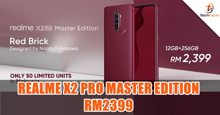 The realme X2 Pro Master Edition will be priced at RM2399 and there are only 50 of them