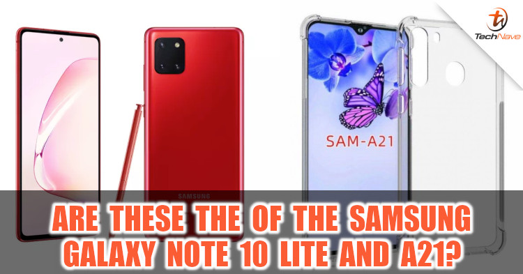 Renders of the Galaxy Note 10 Lite and Galaxy A21 has been leaked
