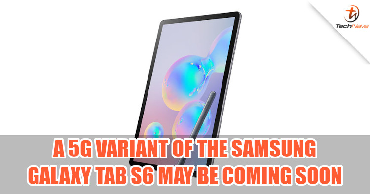 Samsung Galaxy Tab S6 5G appears in promotional listing