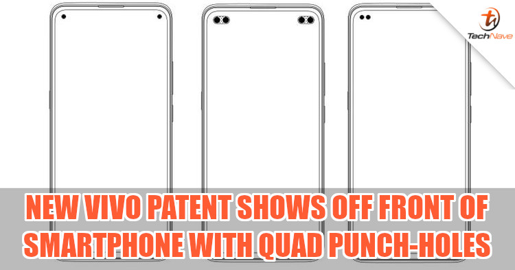 New patent for vivo shows a smartphone featuring a quadruple punch-hole design