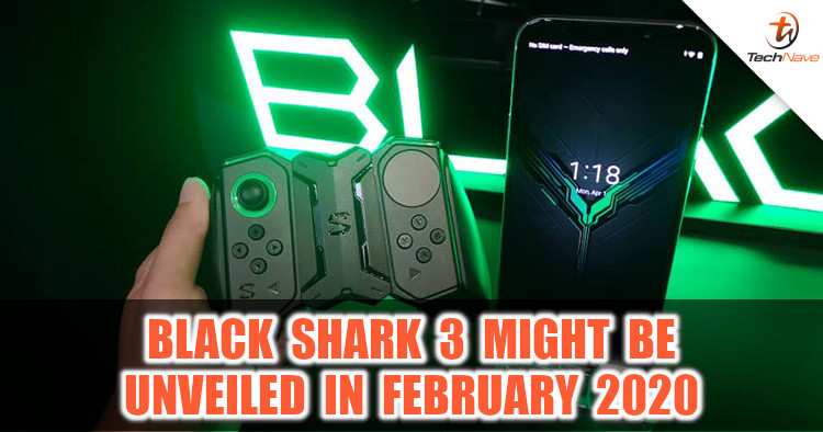 Black Shark 3 with larger battery might be unveiled in February 2020