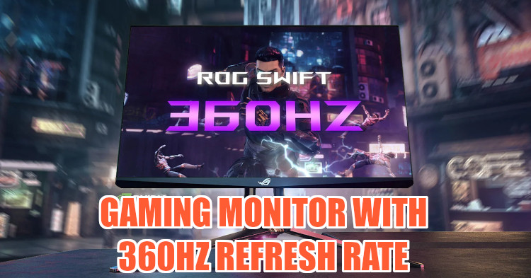 ASUS breaks refresh rate limits with ROG Swift 360Hz